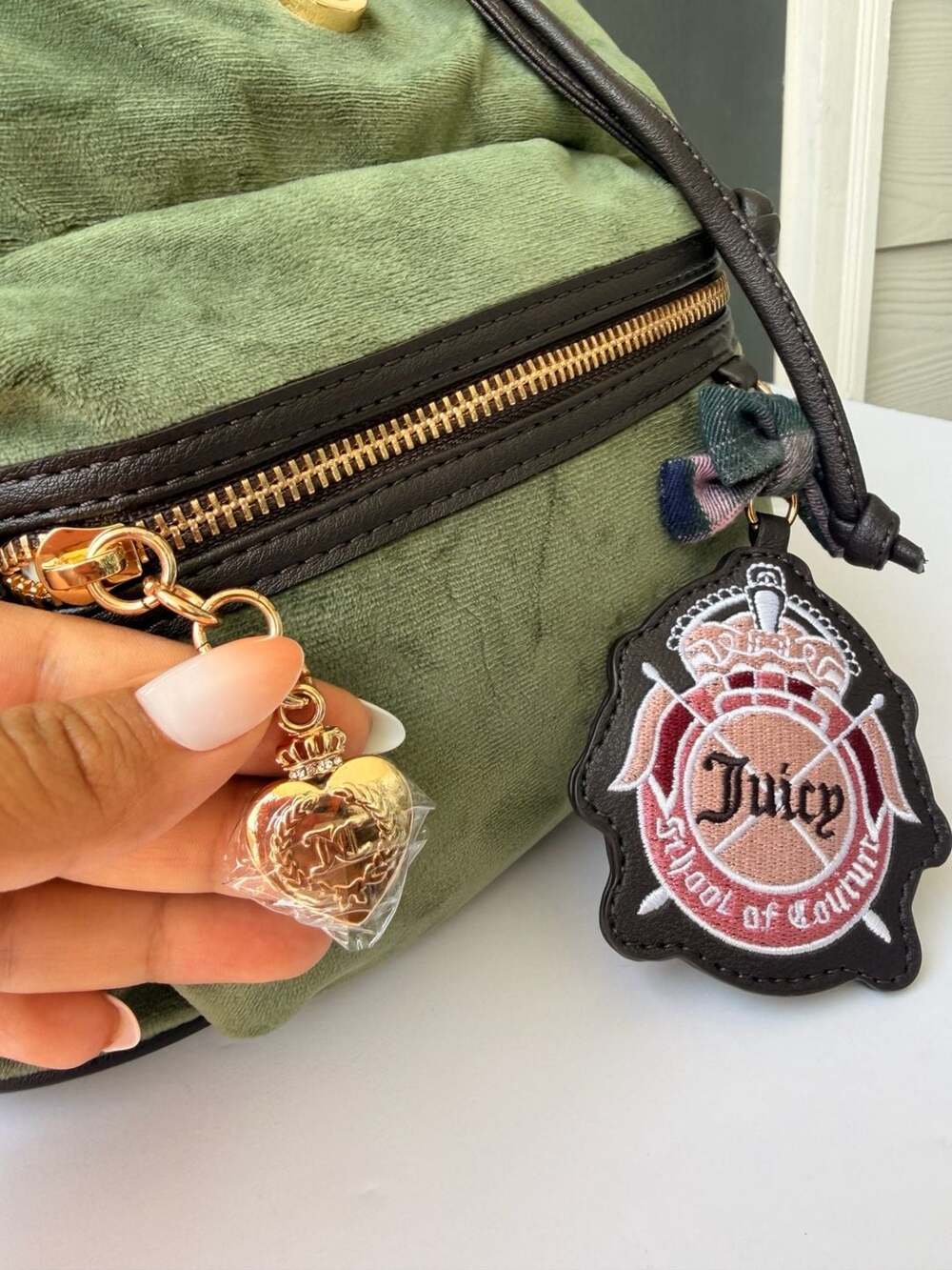 Juicy Couture Couture University Backpack in Super Greens - Picture 5 of 9